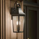 Cleary 2 Light 24 inch Textured Black Outdoor Wall Light