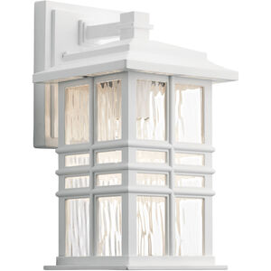 Beacon Square 1 Light 12 inch White Outdoor Wall, Small