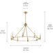 Carrick 8 Light Champagne Bronze Chandelier Ceiling Light, 1 Tier Medium