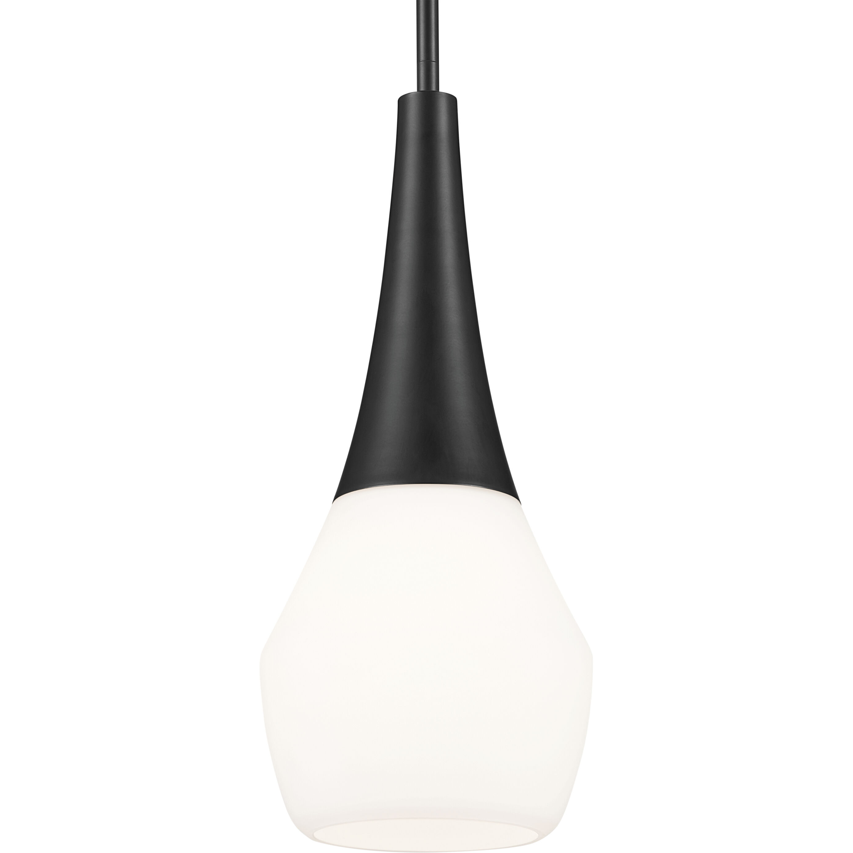 Deela LED 7 inch Black Pendant Ceiling Light