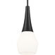 Deela LED 7 inch Black Pendant Ceiling Light