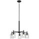 Shailene 5 Light Black Chandelier Ceiling Light