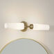 Truby 2 Light 20.75 inch Champagne Bronze Bath Vanity Light Wall Light