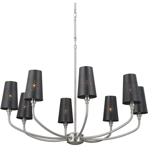 Adeena 8 Light 36.5 inch Classic Pewter Chandelier Ceiling Light