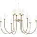 Moraine LED Champagne Bronze Chandelier Ceiling Light