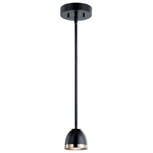 Baland LED 4 inch Brushed Natural Brass Mini Pendant Ceiling Light