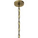 Abbotswell 1 Light 10 inch Natural Brass Pendant Ceiling Light