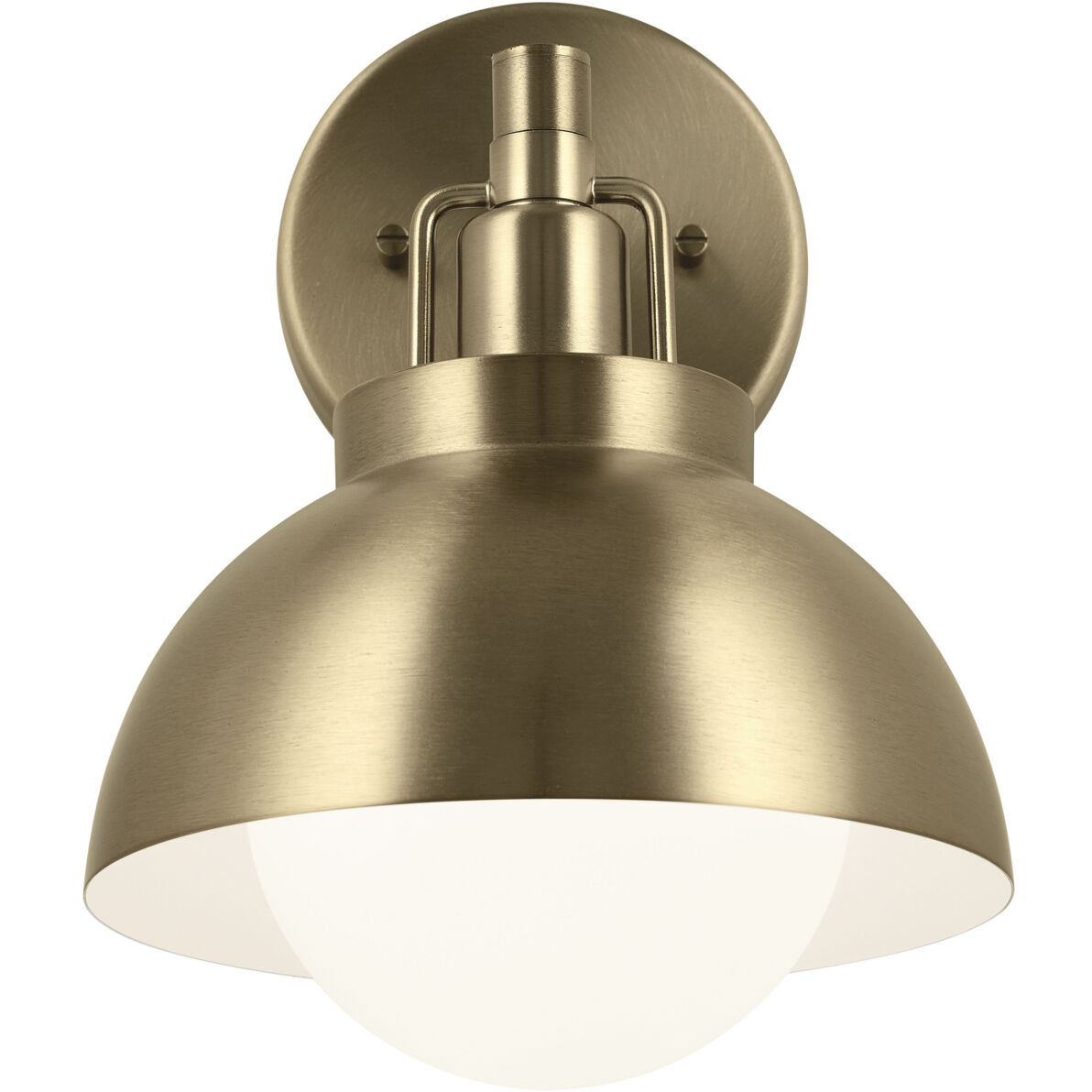 Niva LED 8 inch Champagne Bronze Semi Flush Mount Ceiling Light