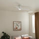 Volos 54 inch Matte White with Matte White/Matte White Blades Ceiling Fan