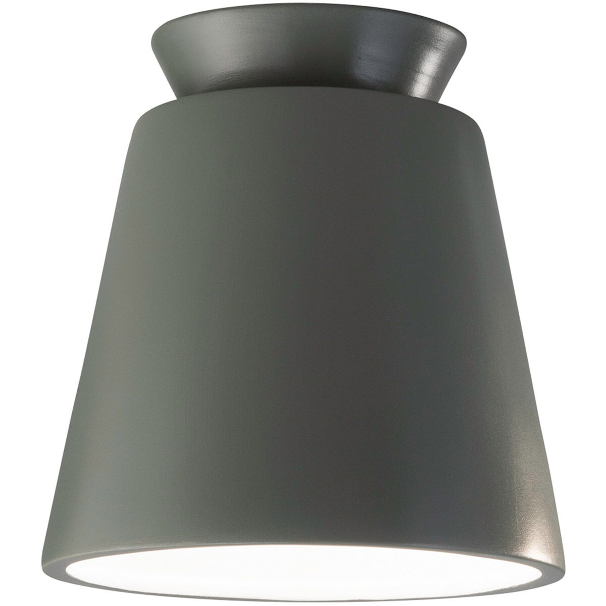 Radiance Collection LED 7.5 inch Midnight Sky/Matte White Outdoor Flush-Mount