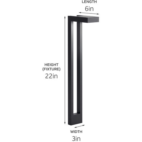 Independence 12 AC 16.25 watt Black Brass Path Light