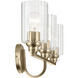 Gioe 3 Light 24.25 inch Champagne Bronze Vanity Light Wall Light