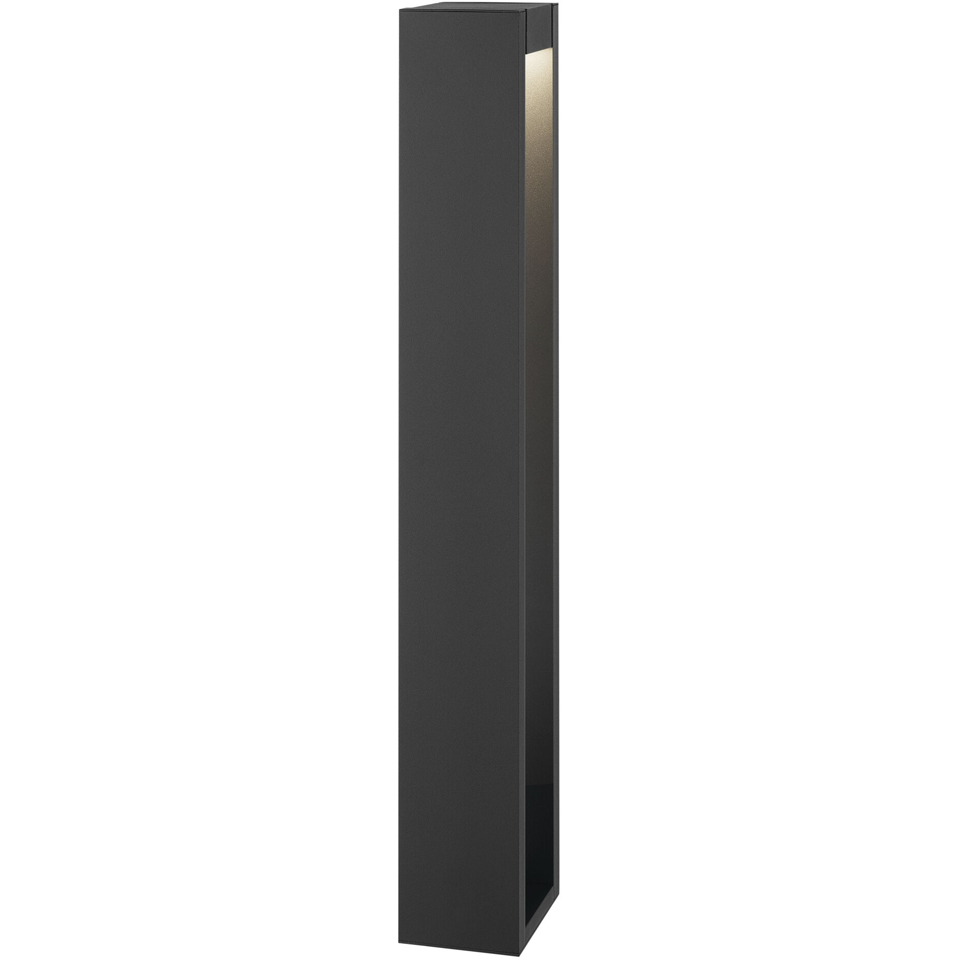 Independence 12 AC/DC 5 watt Textured Black Aimed Bollard in 2700K