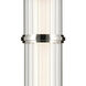 Riven LED Polished Nickel Mini Pendant Ceiling Light