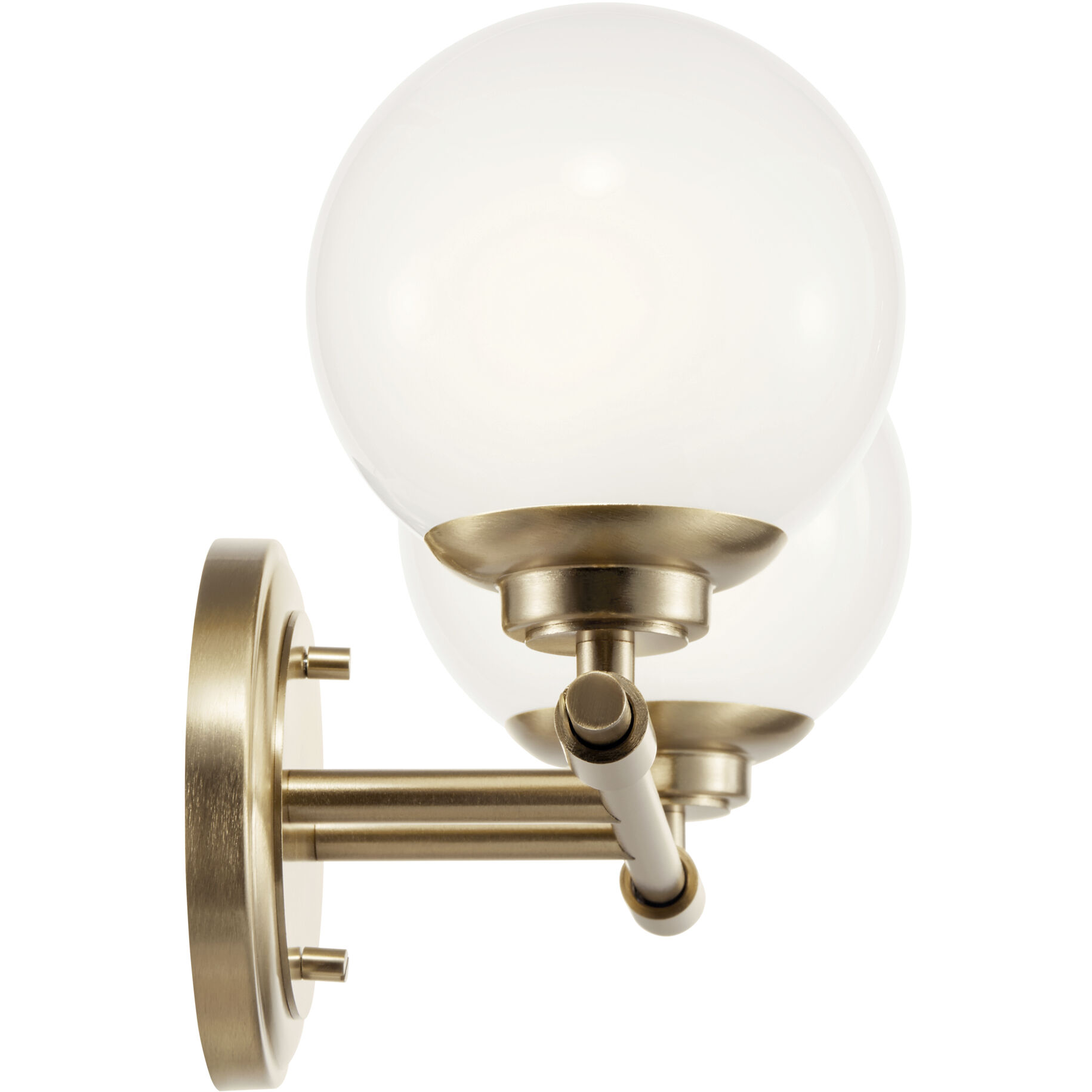 Benno 2 Light 14.75 inch Champagne Bronze Bath Bracket Wall Light, 2 Arm