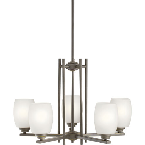 Eileen 5 Light 24 inch Olde Bronze Chandelier 1 Tier Medium Ceiling Light in Incandescent, 1 Tier Medium