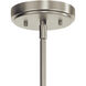 Aivian 3 Light 22.75 inch Nickel Textured Chandelier Ceiling Light, Small