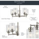 Winslow 5 Light 19.75 inch Brushed Nickel Chandelier 1 Tier Small Ceiling Light, Small