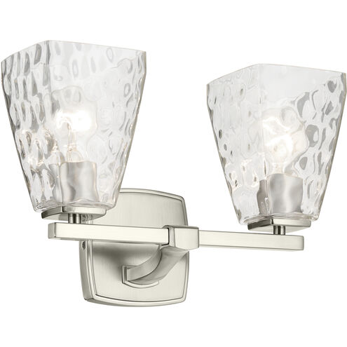 Marant 2 Light 14.25 inch Brushed Nickel Vanity Light Wall Light