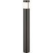 Independence 12 AC/DC 2.75 watt Textured Architectural Bronze Round Bollard in 2700K