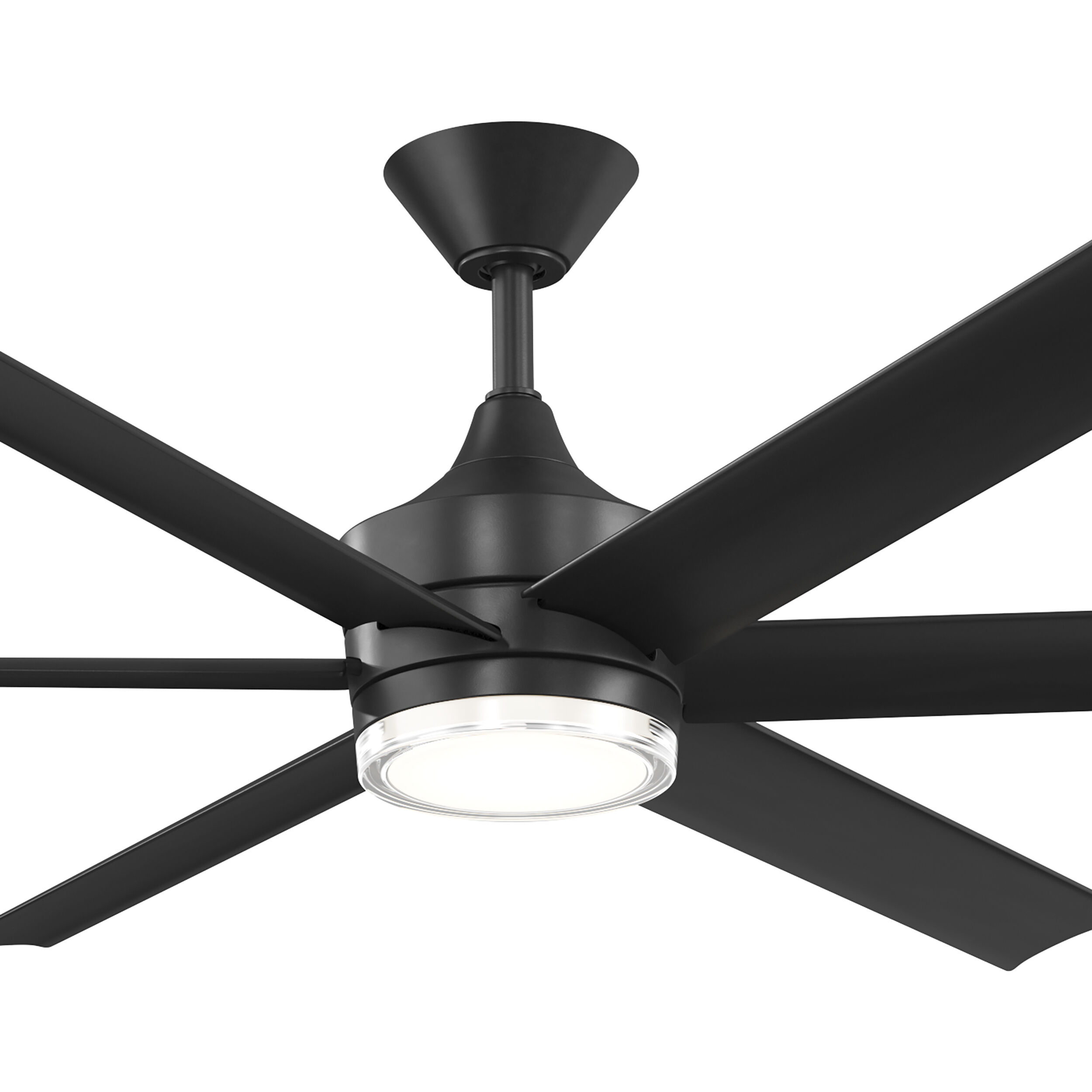 Solen 65 inch Matte Black Ceiling Fan