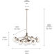 Silvarious 12 Light 26.75 inch Polished Nickel Chandelier/Semi Flush Ceiling Light