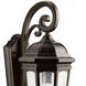 Courtyard 1 Light 18 inch Rubbed Bronze Outdoor Wall in A19, Medium