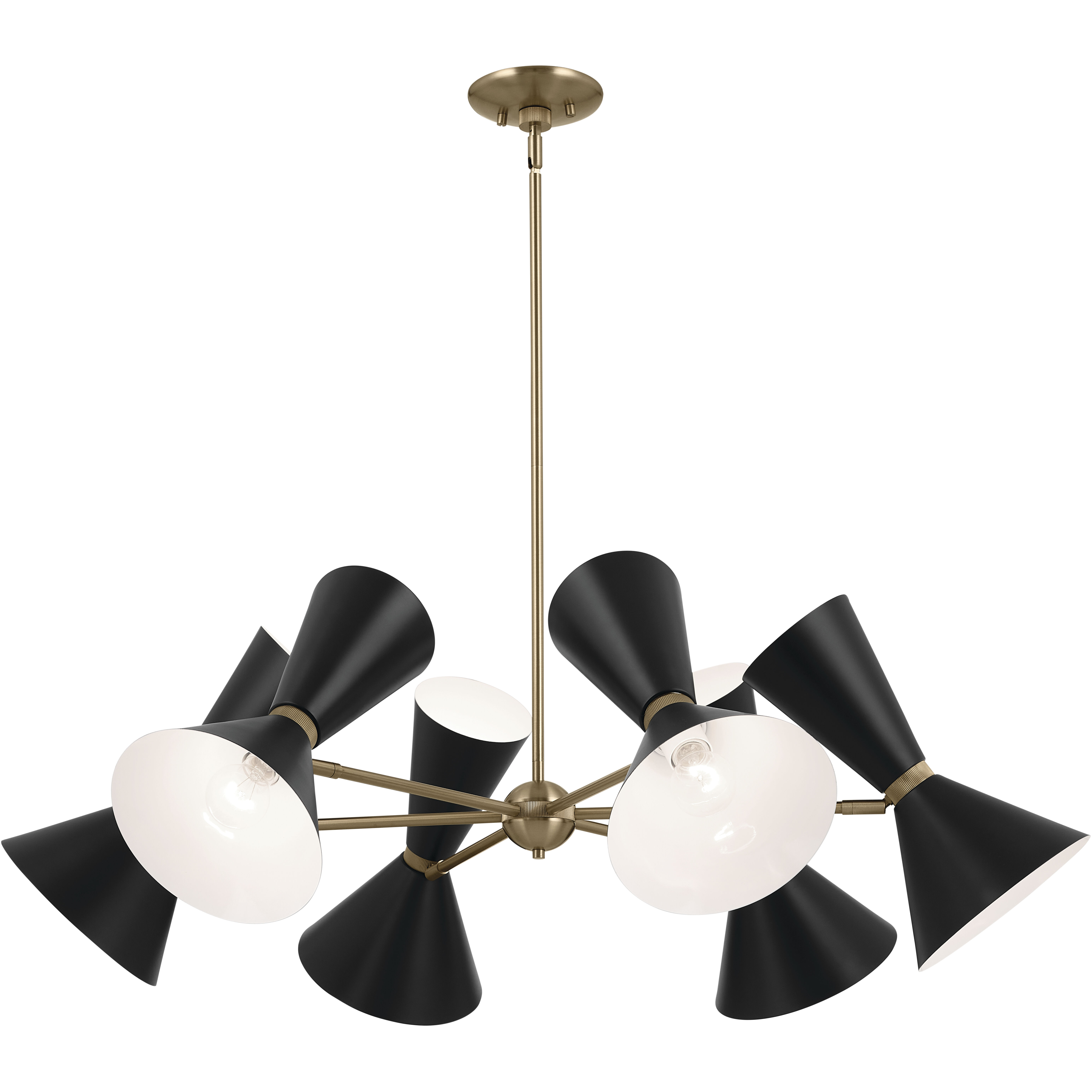 まとめ買いでお得 Kichler 52566CPZBK with Bronze Champagne inch 38.75 LED Phix フロアスタンド