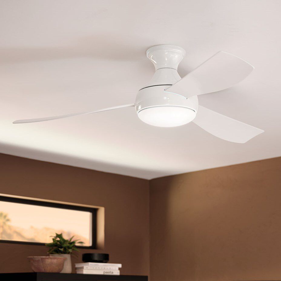 Ample 54 inch White Ceiling Fan