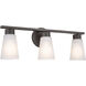 Stamos 3 Light 22.00 inch Bathroom Vanity Light