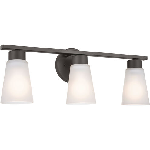 Stamos 3 Light 22 inch Olde Bronze Bath Vanity Light Wall Light, 3 Arm