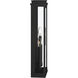 Lundon 3 Light 22 inch Black Outdoor Wall Light