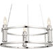 Rosalind 3 Light 19.5 inch Polished Nickel Chandelier Ceiling Light