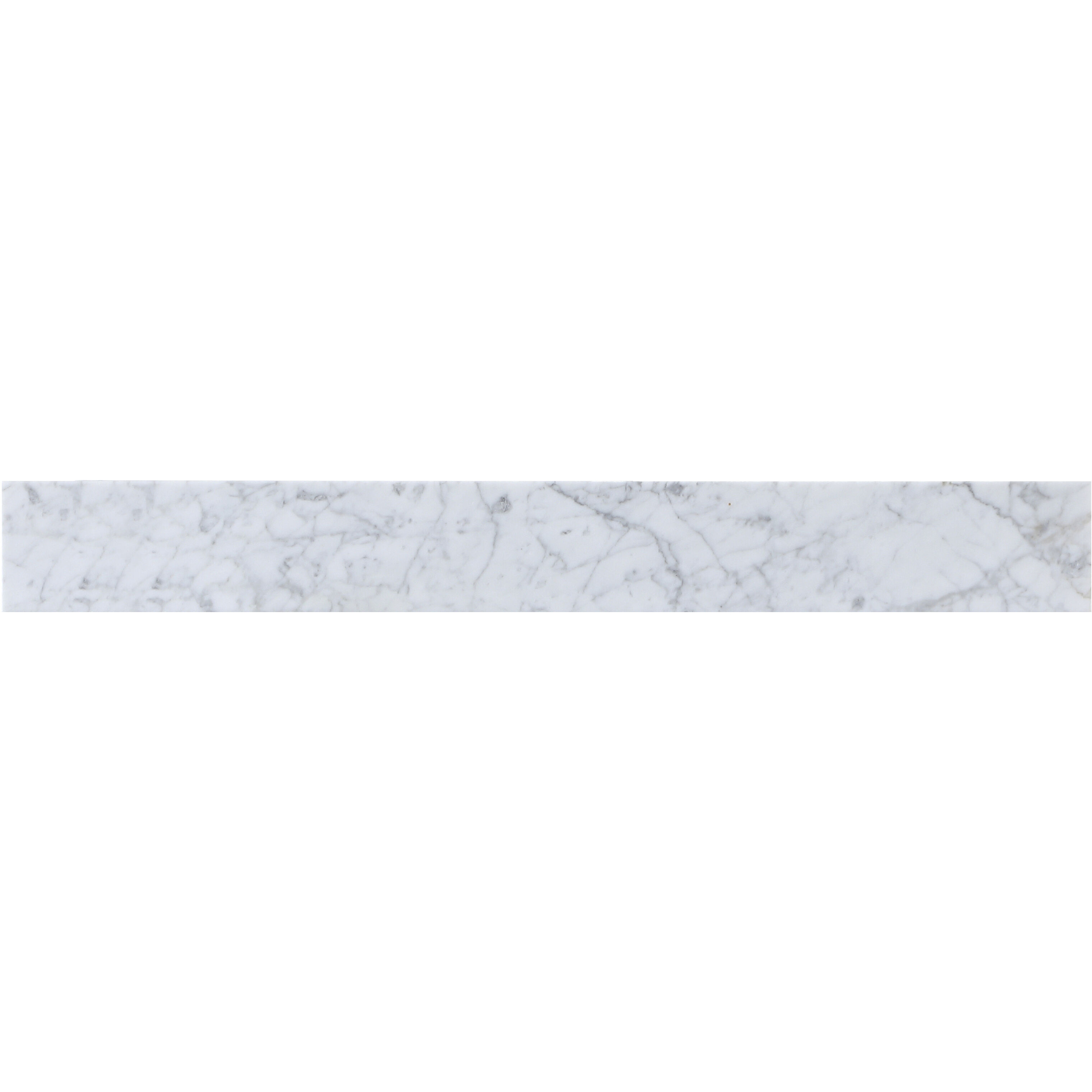 Backsplash 32 X 0.75 X 4 inch Carrara White Bathroom Vanity Backsplash