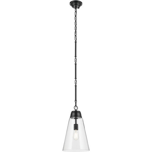 Marsailli 1 Light Black Pendant Ceiling Light, Medium
