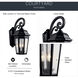 Courtyard 3 Light 22 inch Textured Black Outdoor Wall, X-Large