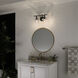 Everett 2 Light 16 inch Black Bath Vanity Light Wall Light