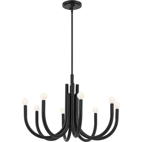 Odensa LED 29.25 inch Black Chandelier Ceiling Light