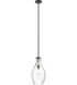 Everly 1 Light 9 inch Black Pendant Ceiling Light