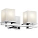 Tully 2 Light 15.00 inch Bathroom Vanity Light