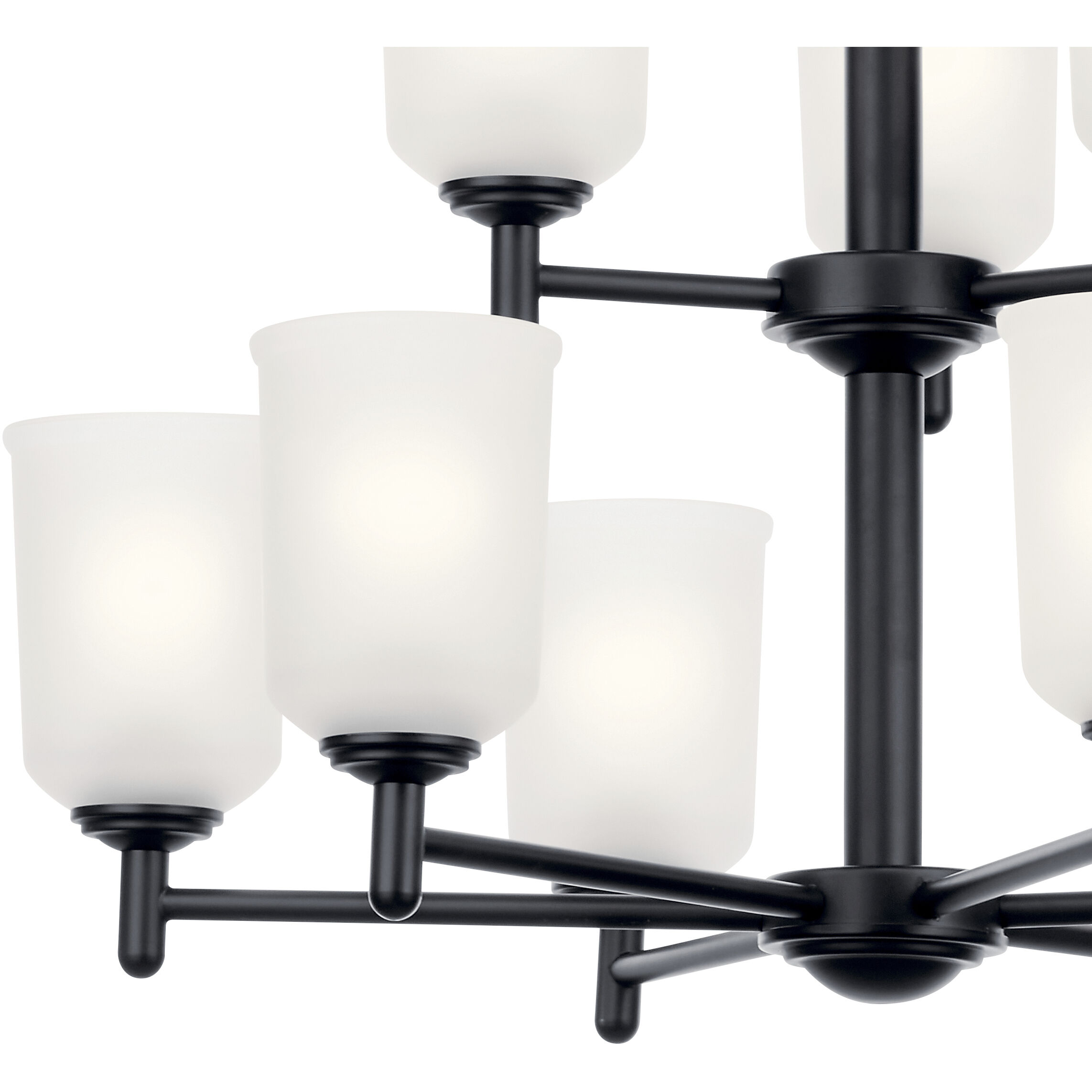 Shailene 9 Light 26.5 inch Black Chandelier Ceiling Light