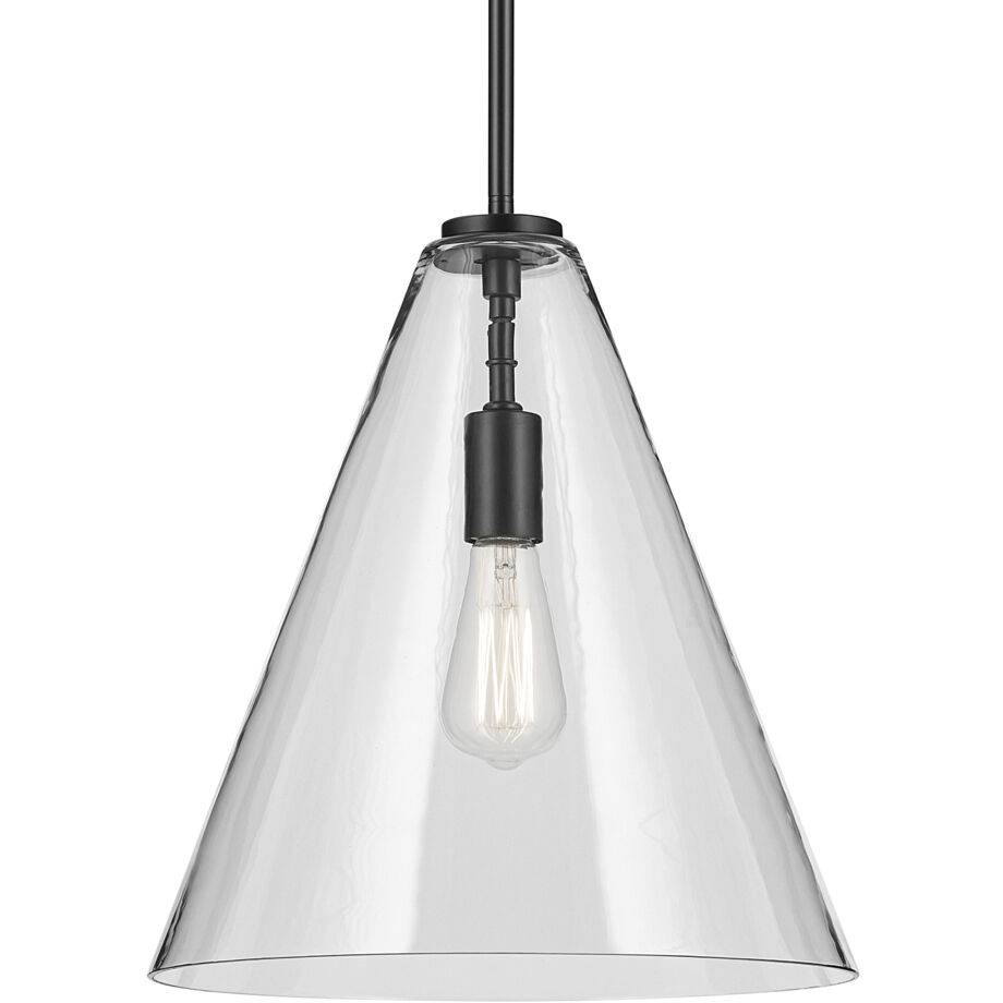 Everly 1 Light Black Pendant Ceiling Light