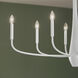 Deela LED 18.5 inch White Oval Chandelier Ceiling Light