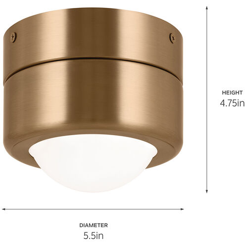 Tibbi LED 5.5 inch Champagne Bronze Flush Mount Ceiling Light