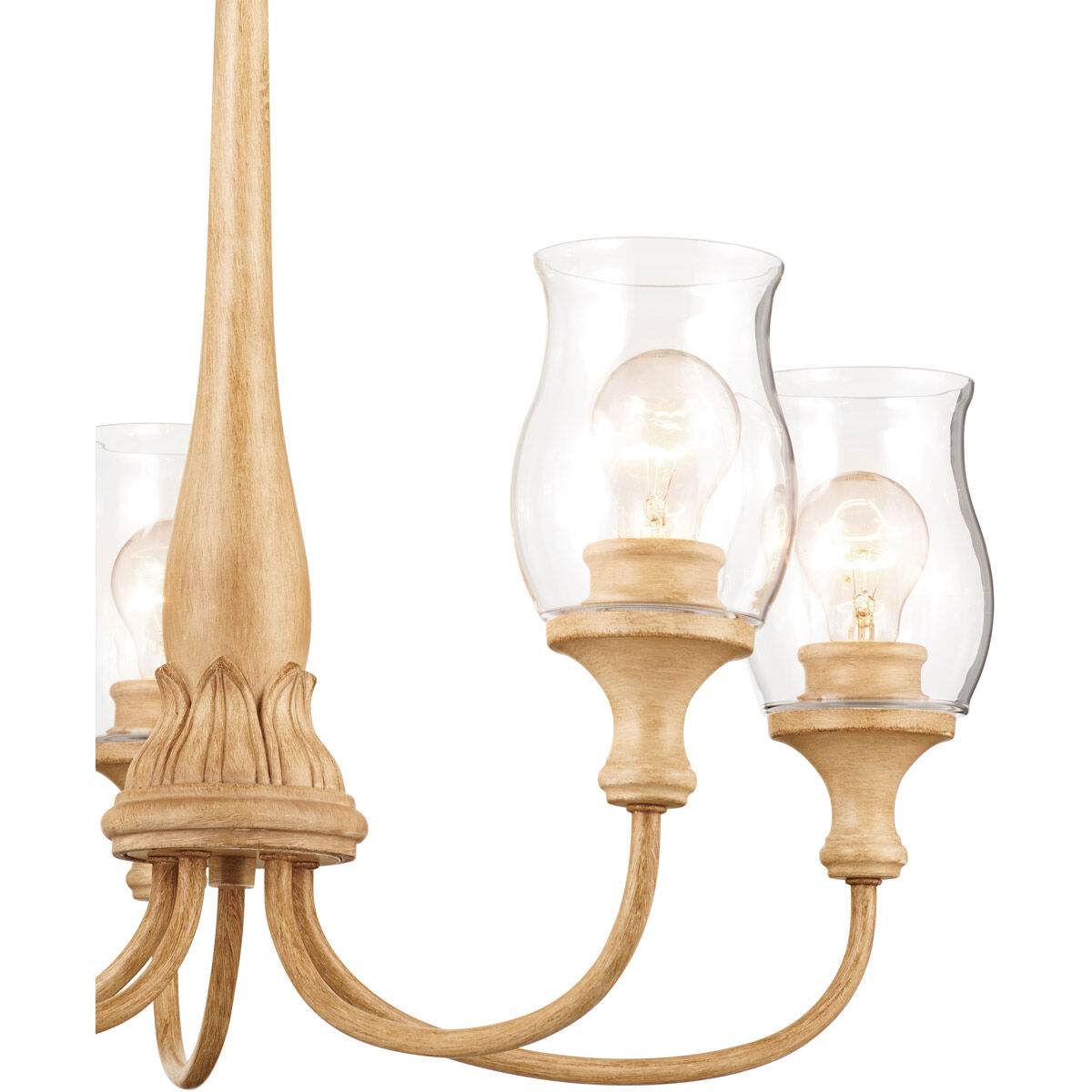 Homestead Melis 5 Light 26.5 inch Adobe Cream Chandelier Ceiling Light in Warm Maple