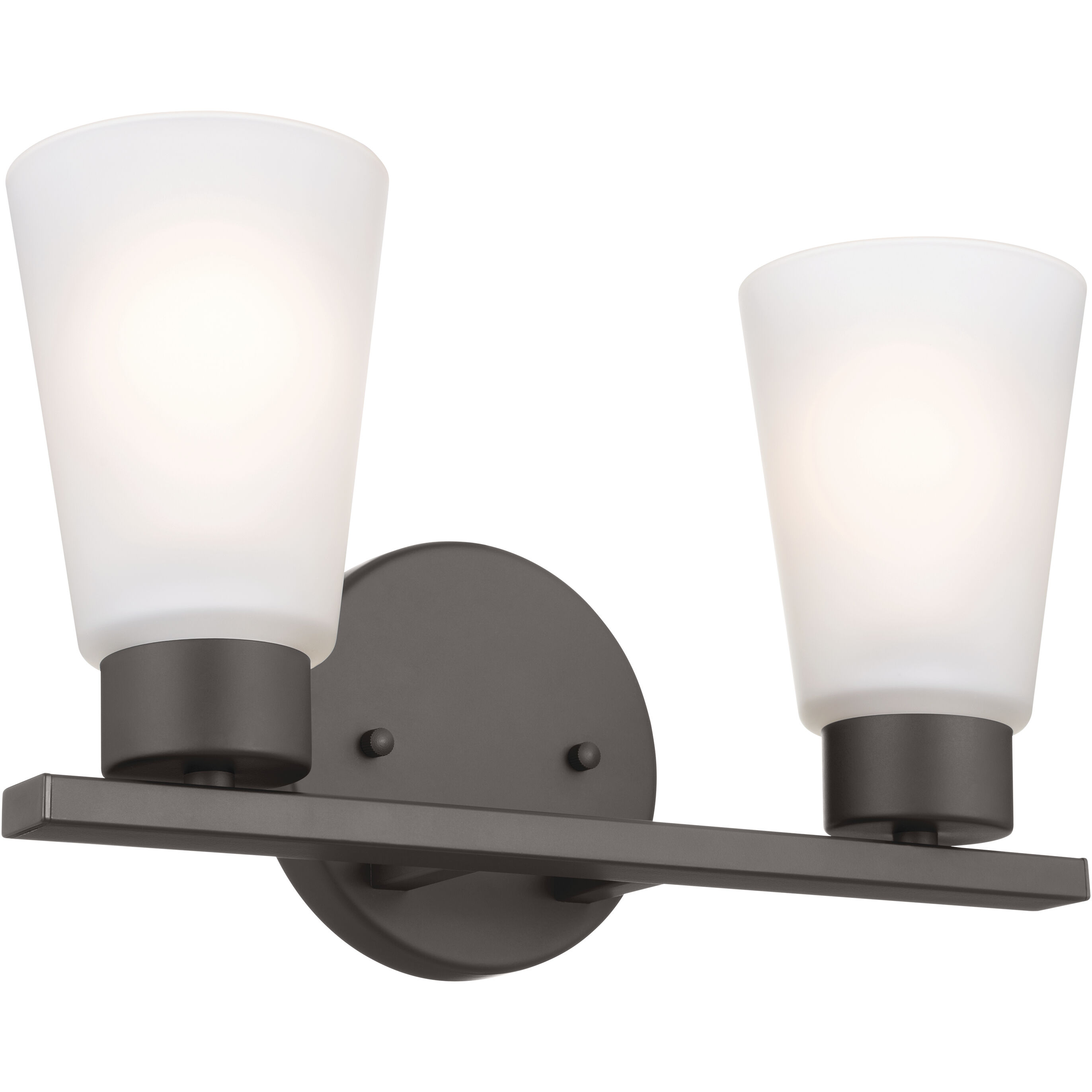 Stamos 2 Light 13 inch Olde Bronze Bath Vanity Light Wall Light, 2 Arm