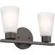 Stamos 2 Light 13 inch Olde Bronze Bath Vanity Light Wall Light, 2 Arm