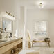 Shailene 3 Light 18 inch Natural Brass Semi Flush Light Ceiling Light
