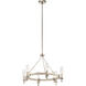 Telan 6 Light 29 inch White Washed Wood Chandelier 1 Tier Large Ceiling Light, 1 Tier Large
