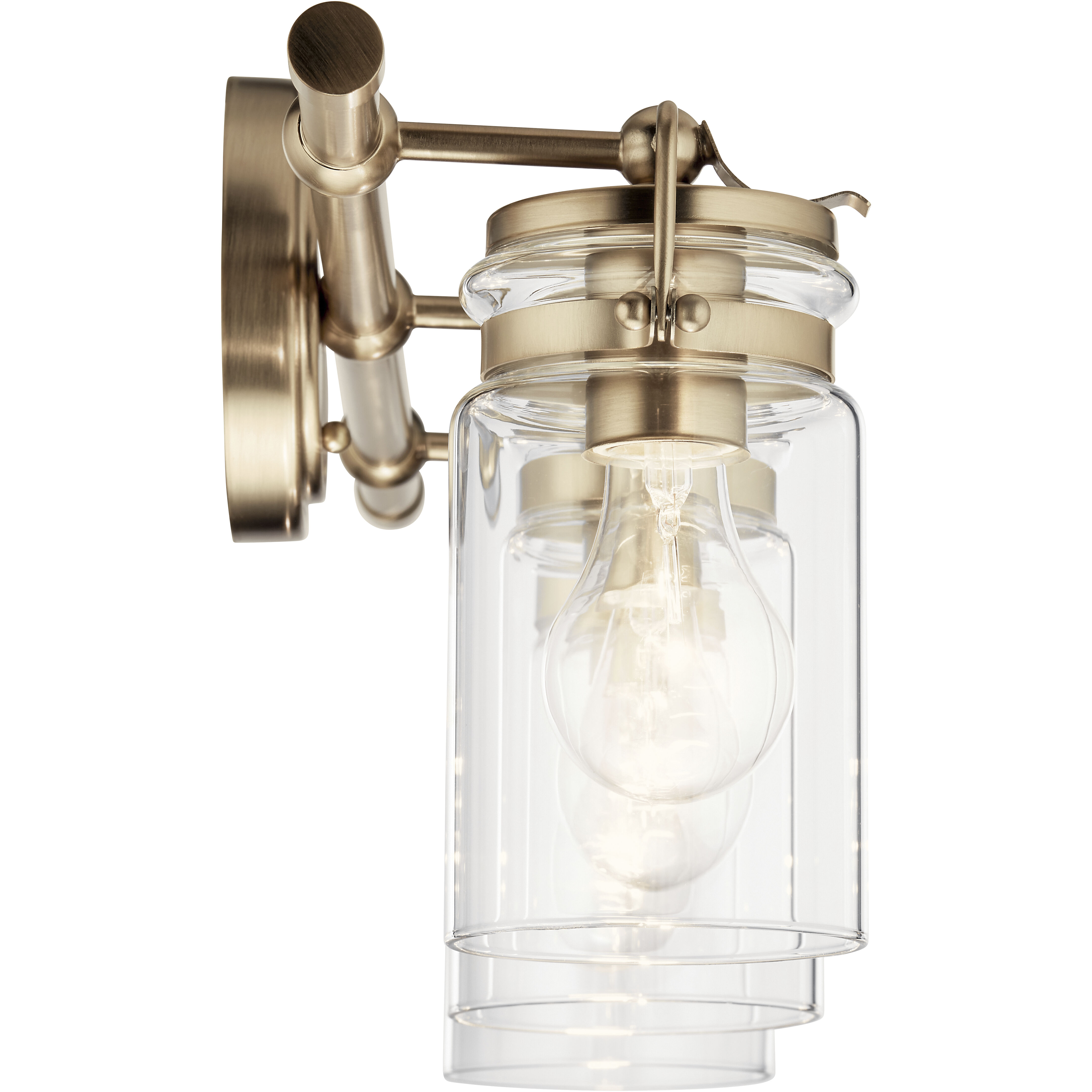 送料無料の通販 Brinley 45689CPZ Kichler 3 Bronze Champagne inch 24 Light ハンドケア・ハンドクリーム
